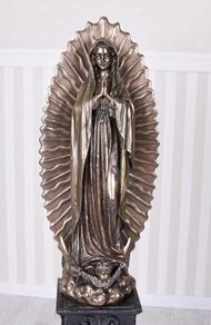 Statue Madonna  original from the Veronese collection, signed  Our Lady of Guadalupe