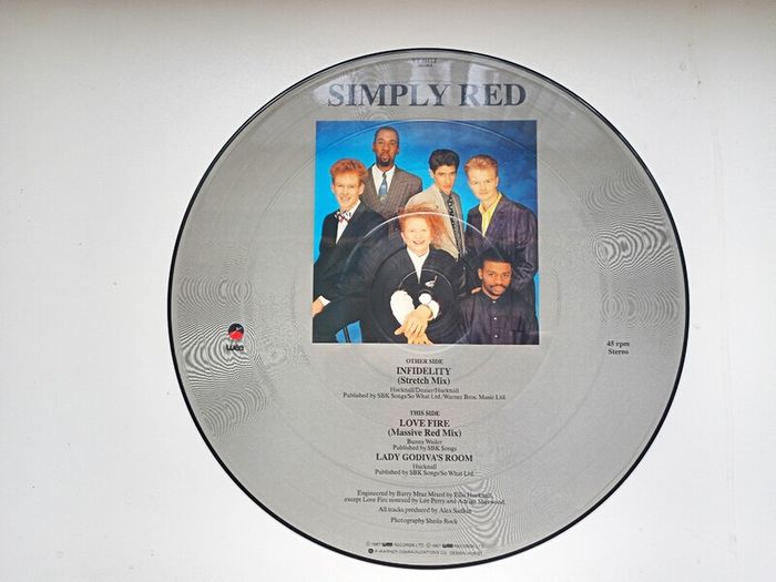 Simply Red  Infidelity 12,, Picture Disc