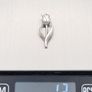 Vintage Rose Flower 925 Sterling Silver Pendant Image 10