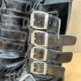 Alpha Rangers 14 Hole Black Combat Boots Buckle Gothic Biker Size UK 6 EU 40 Image 2
