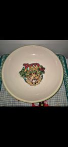 vintage large pizza dish