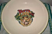 vintage large pizza dish