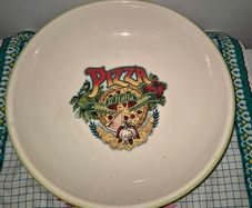 vintage large pizza dish