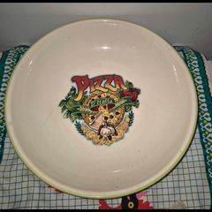 vintage large pizza dish