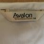 Avalon White Lace Lined Top, Size 14 Image 9