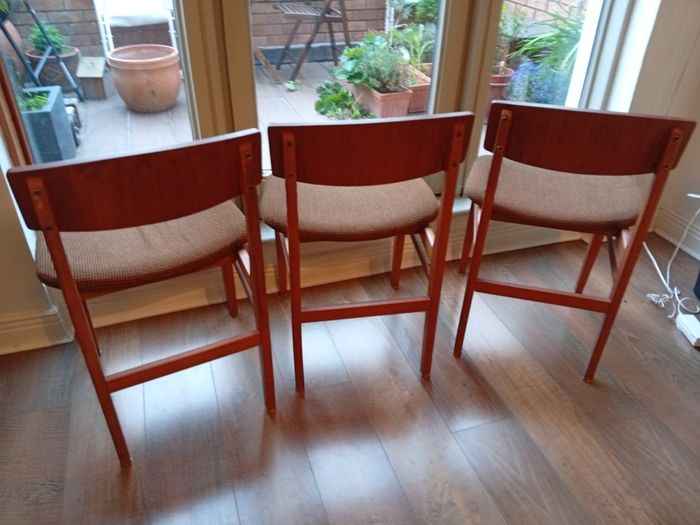 Farstrup Model 210 - Original Danish Mid-Century Teak Dining Chairs X4