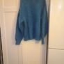 Mohair  Blue Sweater (Handmade Vintage) Oversized Image 4