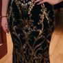 Black / Gold Ornate Sequin Strap Dress BRAND NEW!!! Image 3