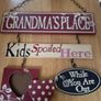 Wooden Grandmother's Place Sign Image 2