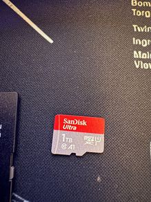 Sandisk ultra 1tb micro SD card.