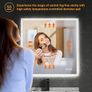 LED Bathroom Mirror illuminated anti fog  including built in  Bluetooth Speaker, Image 6