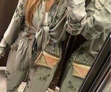 Zara satin co ord set