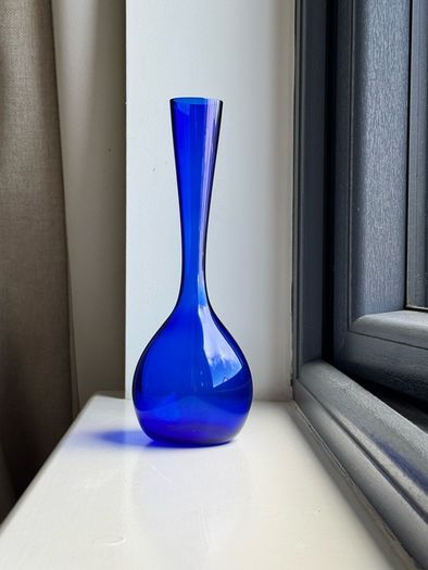 cobalt blue vase
