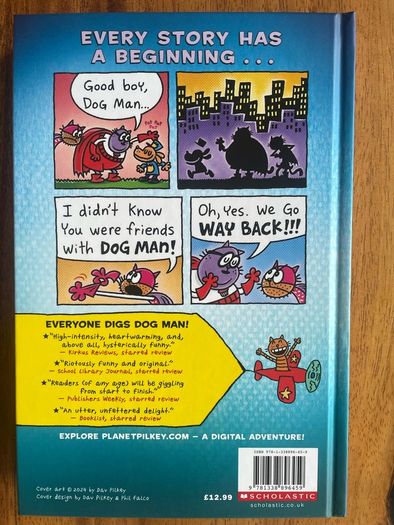 Dog Man Big Jim Begins kids book hardback brand new