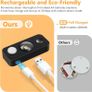 LED Motion Sensor Lights Indoor, Rechargeable Cupboard Lights with 3 Modes, Stick-On Dimmable Wireless USB Wardrobe Light for Drawer, Shelf, Stairs, Hallway, Under Cabinets, Warm White(4 Pack) [Energy Class A+] Image 5