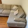 Light grey corner couch Image 4
