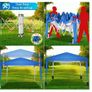 Folding Gazebo 3 x 3 m Waterproof UV Protection Gazebo Popup Garden Tent with 4 Image 6