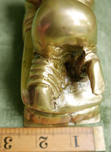 Vintage Brass Sleeping Child 5" x 3" x 2,5"