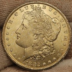 USA United States Silver 1882 Morgan Dollar Beautiful Uncirculated Lustrous Superb!
