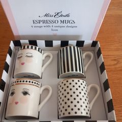 Brand New Espresso Mugs Giftset