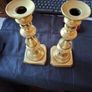 Beautiful Pair of Victorian Brass Candlesticks, Postage Available or collection Image 2