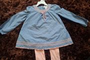 Girls outfit top and trousers tkmaxx rrp 20