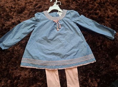 Girls outfit top and trousers tkmaxx rrp 20