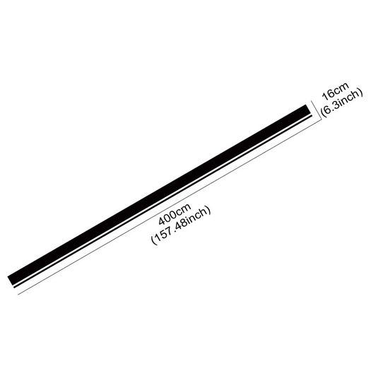 Car Hood Bonnet Roof Trunk Kit Long Racing Stripe Stickers For BMW 3 Series M3 E90 F30 G20 Vinyl Decals Auto Tuning Accessories