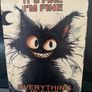 Cute funny Crazy Cat sign Image 4