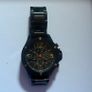 Armani watch stainless steel black gold brand new Image 2
