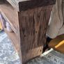 New Barnwood Style Chunky Sofa Side/End Table Image 4