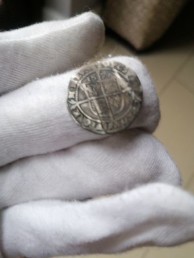 1573 Silver Sixpence Coin