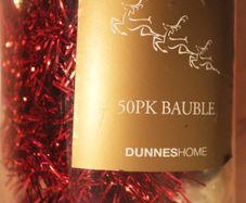 Burgundy Christmas Baubles