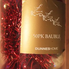 Burgundy Christmas Baubles