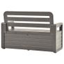 Garden Storage Bench Plastic Anthracite  - Free Delivery Nationwide Image 4
