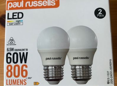Light bulbs (E27) 2 pack & 3 pack