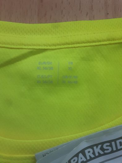 Hi-Vis T-Shirt with Solid Reflectir Band.. ISO Class 2 from Parkside .. Size X-Large