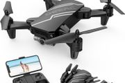 720P HD FPV Camera Remote Control Toys Gifts for Boys Girls with Altitude Hold, Headless Mode, One Key Start Speed Adjustment, 3D Flips 2 Batteries, Black MULTIPLE COLOURS AVAILABLE (FREE POSTAGE)