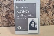 Fujifilm Instax Mini Monochrome Film X 10 Sealed In Open Box