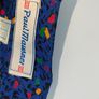 Vintage 80s 90s Electric blue party blouse ruffle detail Image 8