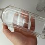 440 - Set of 6 Vintage Clear Glass Collectible Decorative Bottles Image 8