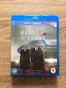 House of cards Season 3 Blu-Ray