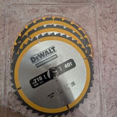 DeWalt Circular saw blade set DT1962-QZ (Dia)216mm, Pack of 3  24 24 40T