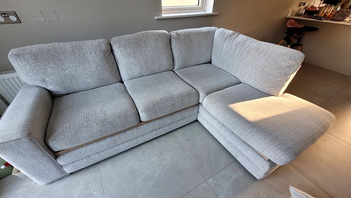 Light Grey Corner Sofa
