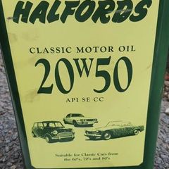 Halfords Classic Engine Oil 20W-50, 20W50 API SE CC