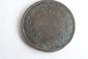 St Helena halfpenny 1821