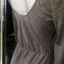H&M Divided Black/Silver midi dress size UK10 EUR38 Postage included Image 3