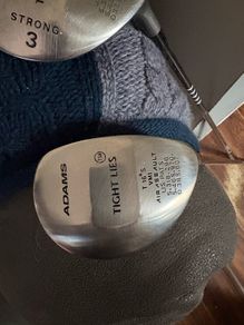 2 Adams tight lies 3 woods. 13 and 16 degrees
