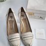 CHLOE Moassin leather off white court Sz 40 (Fit 7.5 - 8 UK) - Rrp 399 euro Image 2