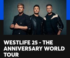 Ticket - WestLife in Dublin 26/09